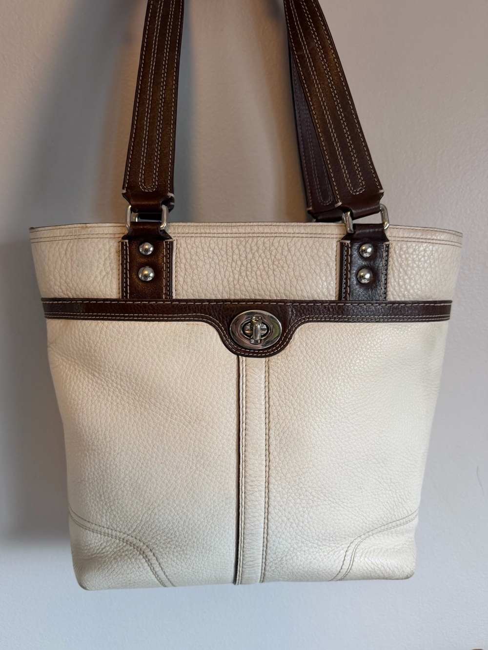 Coach Hampton Pebbled Leather Tote